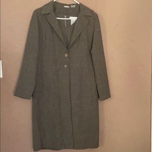 Coat with dress
